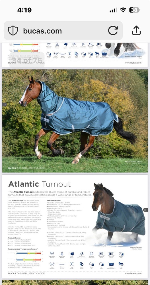 Bucas 72″ Atlantic Turnout – 50 gram fill