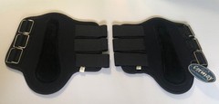 Horse Equine Padded Neoprene Black Splint Boots 2-PACK Sz M By Formay