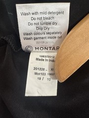 MONTAR Equestrian Black Bling Top Size XL Show Shirt