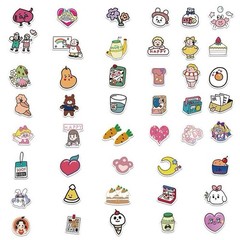 30Pcs Random Cute Kawaii Cartoon Waterproof Decals Vinyl Stickers Water Bottle