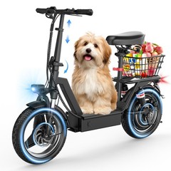 749W Off-road Electric Scooter, 48V 15A Large-capacity Battery, 35 Miles