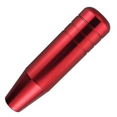 Red Aluminum Alloy Shift Knob – Weighted Metal Gear Lever – 5″