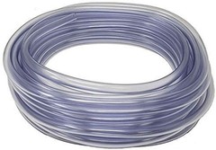 1/2-Inch ID x 5/8-Inch OD, Food Grade Unreinforced PVC Clear Vinyl 50 Ft