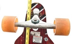 USED 41″ Sector 9 Skull Longboard Complete Gullwing Drop-through 74mm Nineballs
