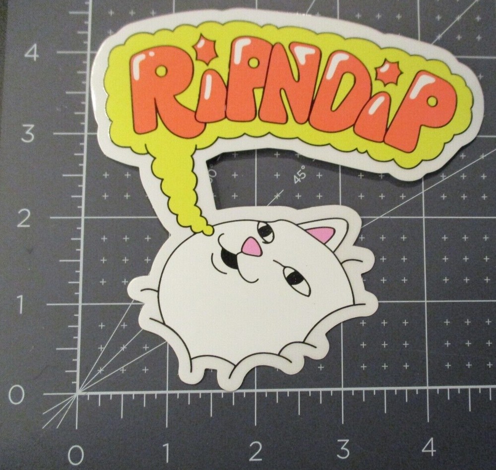 RIPNDIP Skate Sticker nermal HEAVENS WAITING rip n dip skateboards decal 258 E