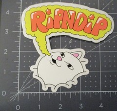RIPNDIP Skate Sticker nermal HEAVENS WAITING rip n dip skateboards decal 258 E