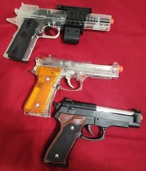 3 Air Soft hand guns & BB’s
