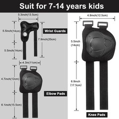 Kids Protective Gear Set, Knee Pads for Kids 3-10Years Toddler Knee and Elbow…