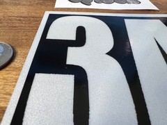 Geser 3A Reflective Sticker Crew Tag Slap Graffiti Freights Throw Up MSK CBS OTR