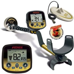Fisher Gold Bug Pro Metal Detector – 5″ & 10″ Coil Pack + 5-Year Warranty
