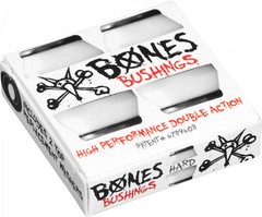 Bones Skateboard Truck Bushings Hardcore Hard 96A White – For 2 Trucks