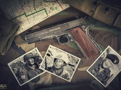 Air Venturi John Wayne 1911 Metal Co2 BB Pistol, Blowback Action