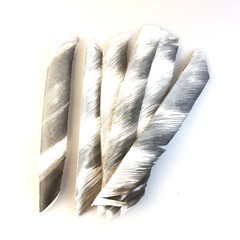 50pcs Archery RW Fletches 18-25cm Turkey Feather DIY Traditional Hunting Arrows