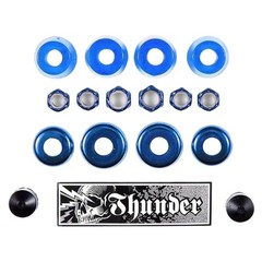 Thunder Trucks Blue Rebuild 95Du Skateboard Kingpin Hardware Kit (Default, Bl…