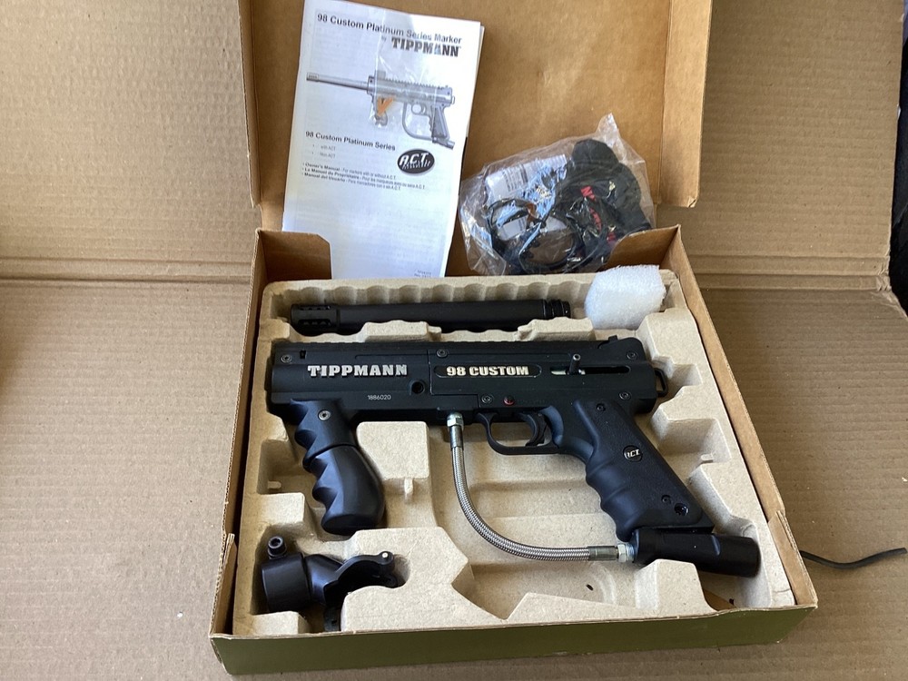Tippmann Model 98 Custom Black Paintball Gun