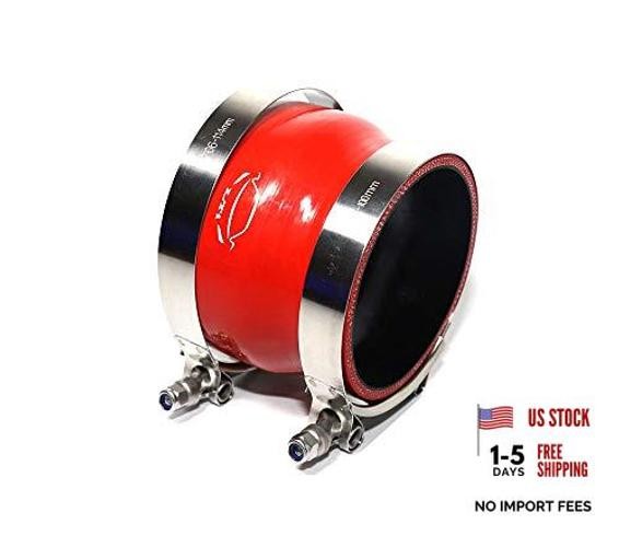 4-Ply Reinforced High Temperature 3.75″-4″ ID Straight Reducer Hose Silicone
