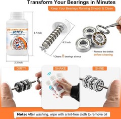 Skate Bearing Cleaning Kit – Portable Complete Bearing Maintenance System wit…