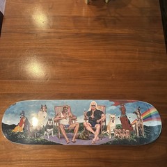 STRANGELOVE WHERE MY DOGS AT? SLICK» SKATEBOARD DECK SNOOP DOG BOUNTY HUNTER NOS