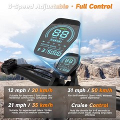 AOVOPRO G67 Electric Scooter Adult 1200W 15.6AH 31MPH EScooters Dual Suspensions