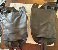 WOW SADDLE DRESSAGE FLAPS – custom color combo! Dark brown w/ black fixed block