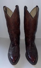 Dan Post Men’s Western Cowboy Boots Size 9 D Leather Embroidered 16782 El Paso