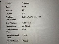 Crosman Phantom P10KT CO2
