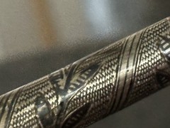 Antique Silver Circassian Riding Crop Nagaika with Concealed Blade 1890 To 1910