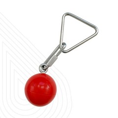 Amber Throwing Weight Hammers Solid Iron Lathe-Turned Ball with Ball Bearing