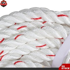 5/8in × 120ft Arborist Bull Rope Tree Hoist Rigging Line Arbor Utility Polyester