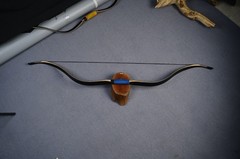 Black Slat 25lb Traditional Bow Handcrafted Laminated One-Piece Recurve