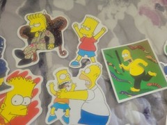 50pcs Simpsons Skateboard Stickers Vinyl Laptop Luggage Decals Dope Sticker Lot