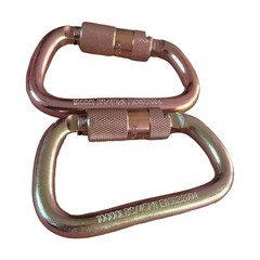 45KN Alloy Steel Auto-lock Main Carabiner, Rock Climbing Carabiner