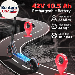 Electric Scooter, 8.5″ /10″ /14″ Tire, 16/19/22 Mph Top Speed, 12/16/21/27/28/49