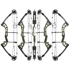 Archery Compound Bow Arrow Set 30-55 LBS Adjustable Hunting Shooting Beginners