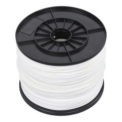 1/8 Inch 1000FT Hollow Braid Polypro Rope White 350 Pounds Tensile Strength
