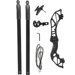 54″ Takedown Recurve Bow Set &12pcs Fiberglass Arrows for Archery Hunting Target