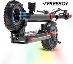 Freeboy Electric Scooter 48v 1200W For Adult 11″Off Road Fat Tires Fast Speed US