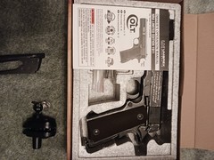NRA Colt limited edition 1911 aged semi automatic co2 powered air gun.