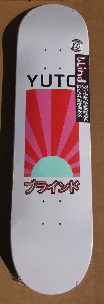 2018 BLIND YUTO HORIGOME «RISING SUN» SKATEBOARD DECK – HIS ONLY BLIND PRO MODEL