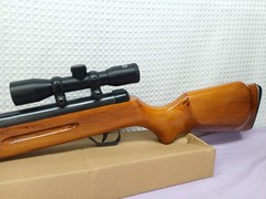 COMPETITION MODEL 62 SHANGHAI SINGLE STROKE .177 PELLET BB AIR RIFLE W/ SCOPE
