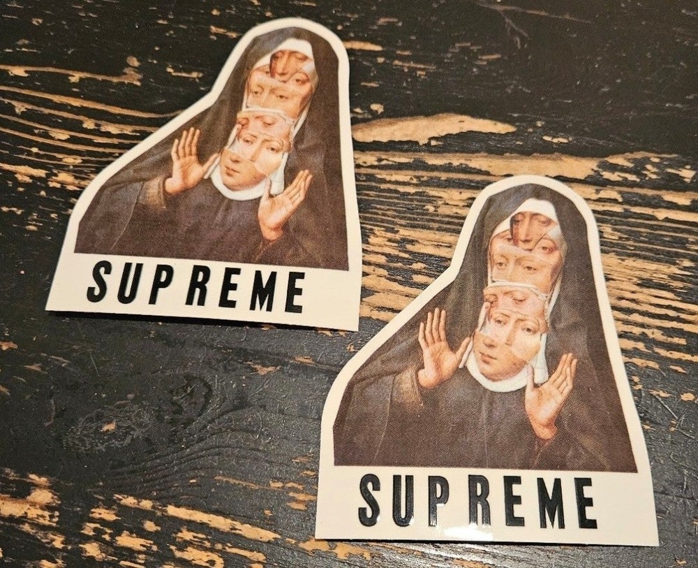 Supreme Nun Sticker SS17 + FREE SURPRISE STICKER