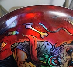 🎃 LEATHER FACE 🎃 Discraft Halloween BuZzz 🎃 FULL FOIL Glo 175_176 🎃 New 9/10