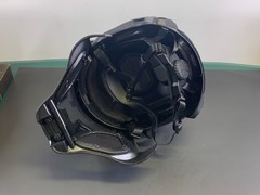 Matrix Medieval Iron Warrior Full Head Coverage Helmet / Mask BLACK