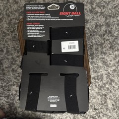Eight Ball Multi-Sport Protective Gear 3-Pack Knee Elbow Wrist Pads Black New