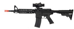 UKArms AEG M4 RIS FPS-250 Airsoft Rifle Automatic Electric Rifle Air Soft Gun