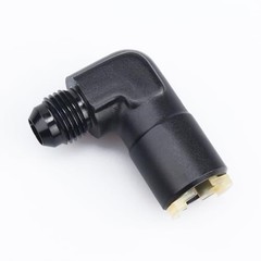 90 Degree 5/16″ Female EFI Electronic Fuel Injection Push-On 6AN to 5/16 Black