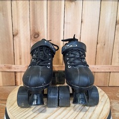 Pacer GTX 500 Roller Skates Unisex 7 Black Quad Mach-5 Wheels Rink Speed Boots