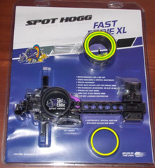 NEW Spot Hogg Fast Eddie XL Single Pin Bow Sight- LEFT Handed, .010 – 1 Pin