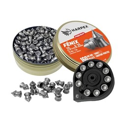 Harpex Fenix Premium Airgun pellets .25 Caliber – Pointed high precision – 160ct