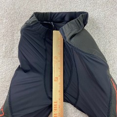 Carbon SC Paintball Padded Compression Pants Men Small Black Orange Protective